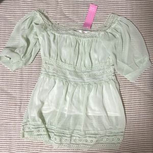 Light Mint Green Top